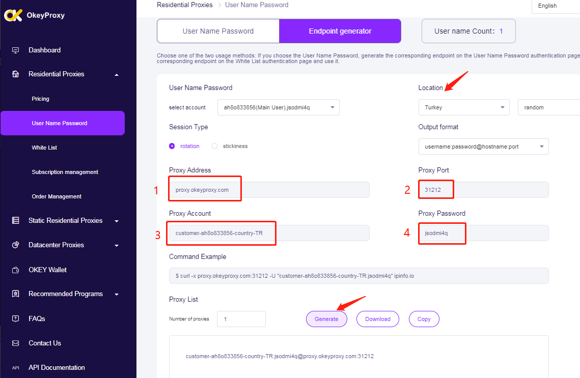 how to scrape user accounts on instagram and tiktok with proxy