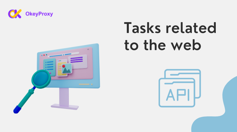 tasks related to the web