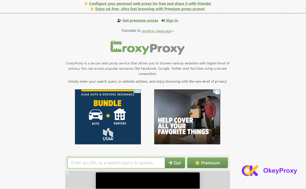 Proxyium Alternative - Croxy Proxy