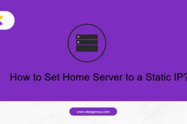 how to set home server to a static ip