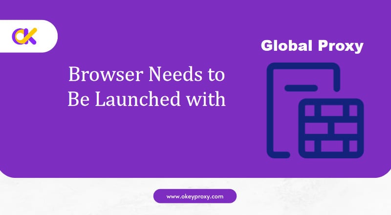 browser needs to be launched with the global proxy bug