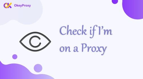 how to check if I'm on a proxy