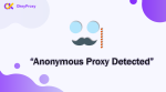 anonymous proxy detected